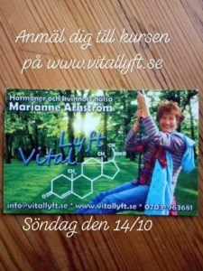 Kurs i att lära känna dig själv, hormoner och kvinnohälsa i Vilhelmina Märith Ackemo Osteopat